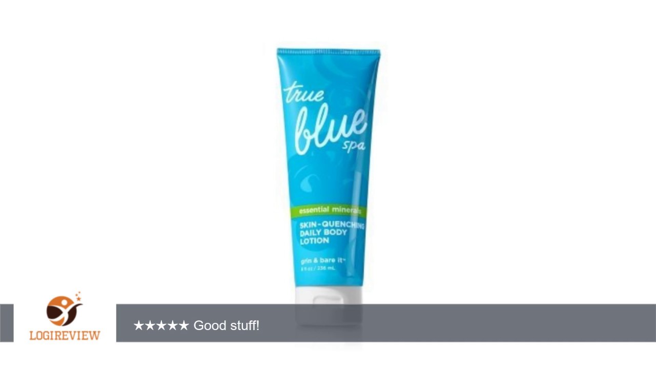 true blue spa grin and bare it skin quenching body lotion review test  ZBIvf2c3m8